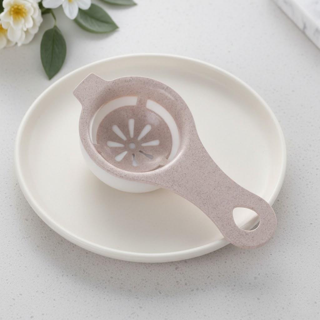 

Kitchen Egg White Yolk Separator Sieve Holder Baking Accessory Kitchen Tool Strainer Funnel хаки
