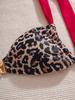 Leopard Color Block Starfish Decor Sexy Two Piece Bikini Set Elegant