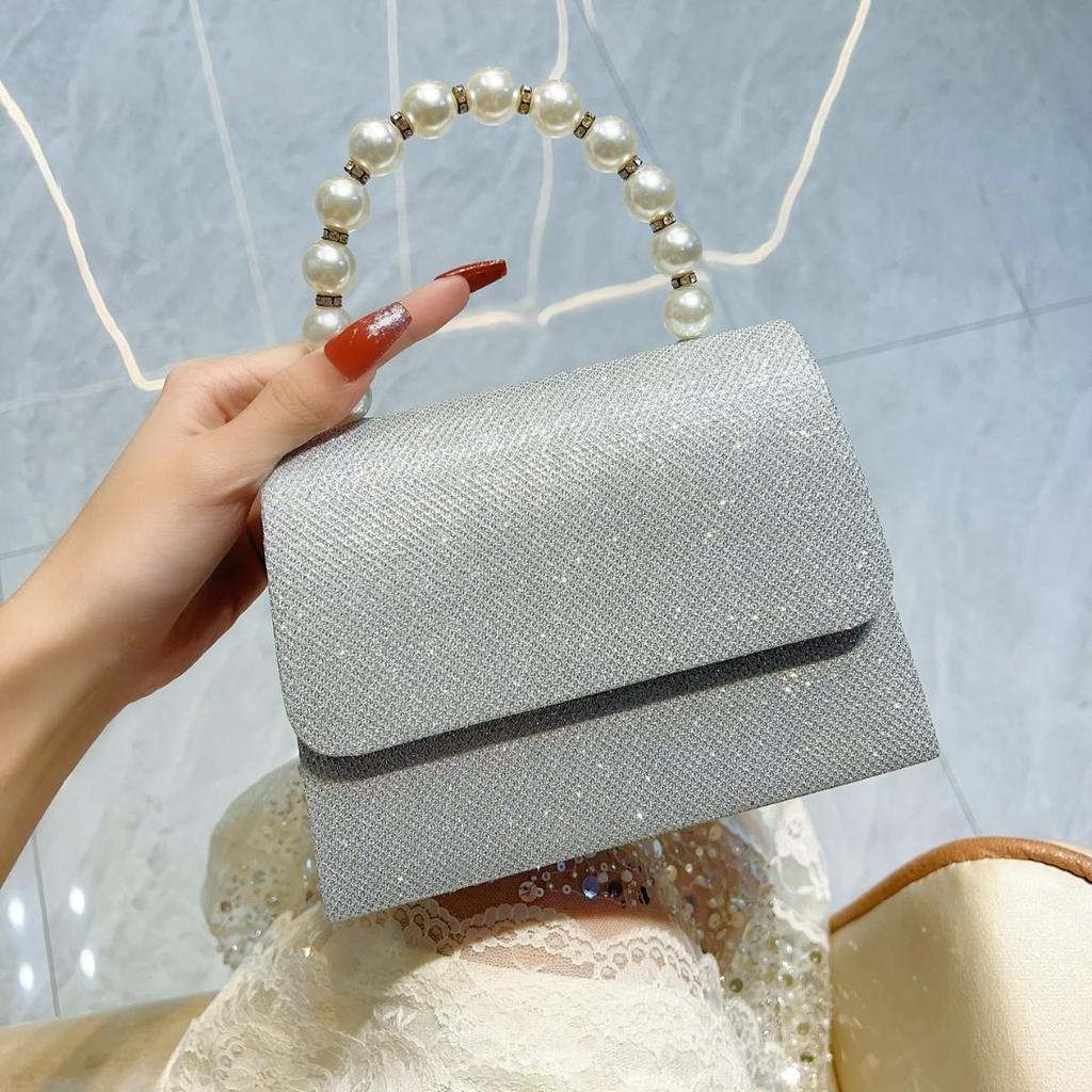 Women's Rhinestone Square Evening Clutch: Elegant Banquet Accessory for Gowns or Qipao