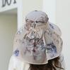 Hat Women'S Summer Thin Outdoor Sun Hat Mouth Mask Anti-Ultraviolet Work Sun Hat Cover Face Tea Picking Sun Hat