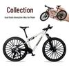 Cross Alloy Bicycle Model - Double Shock Mountain Bike Toy with Variable Speed & Front/Rear Absorbers - Ornament Gift