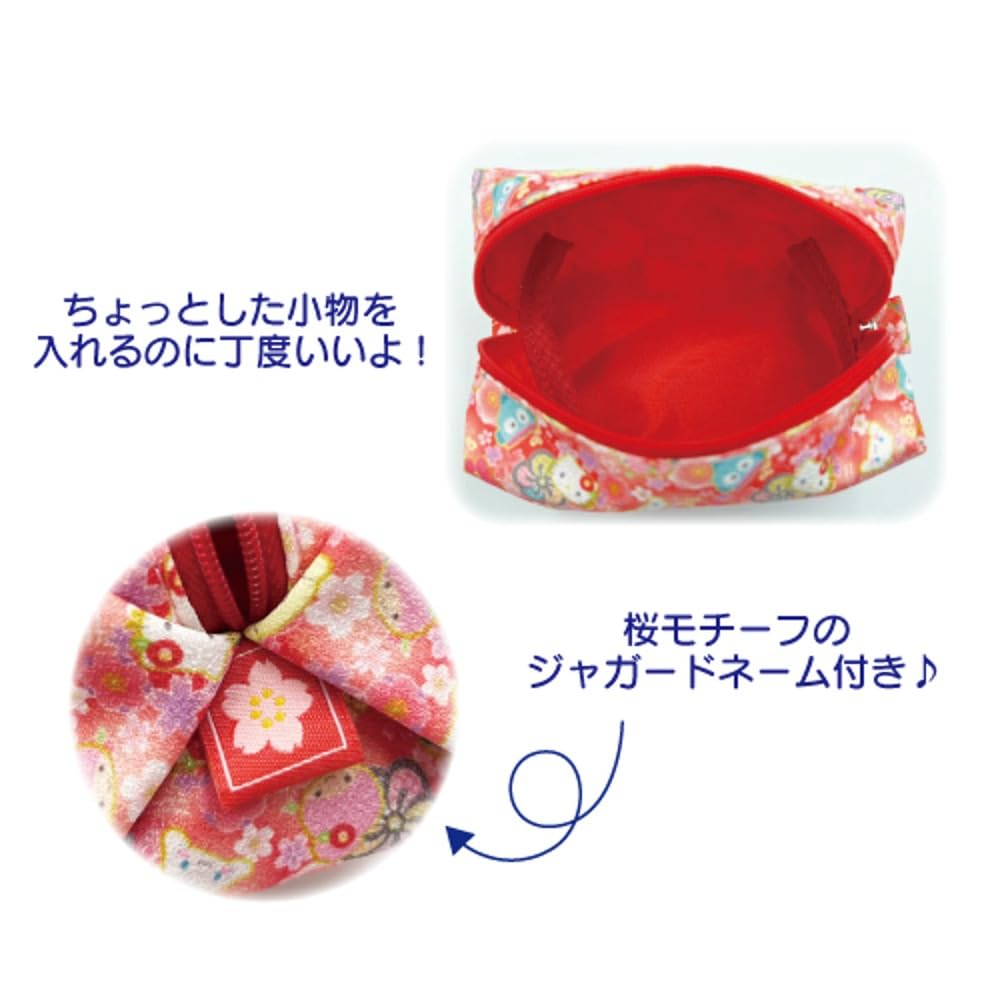 Hatayama Shoji Balloon Pouch Karafuru Japanese Pattern My Melody H7 x W13 x D6cm 33202460