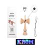 KROM POP Chrome Pop LOL Sticky Clear Kendama (White)