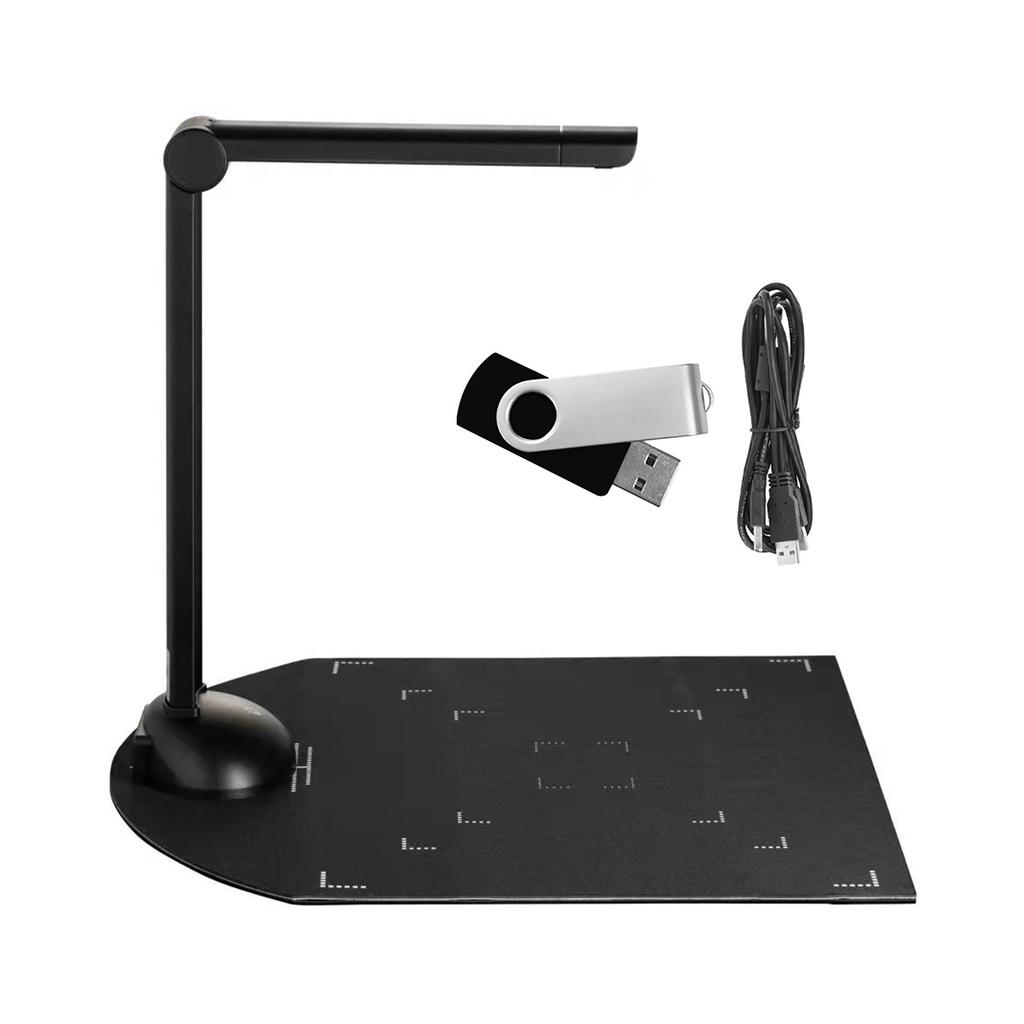 Document Book Camera Scanner 8 Mega pixel HD High Definition A3 Scanning Size with USB Port LED Light OCR Function