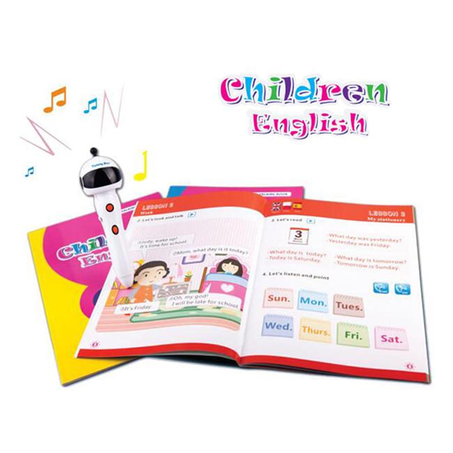 Electronic Baby Toys Fashionable Recording Pen and English Talking Pen Book Children Learning 3 Books for Kid