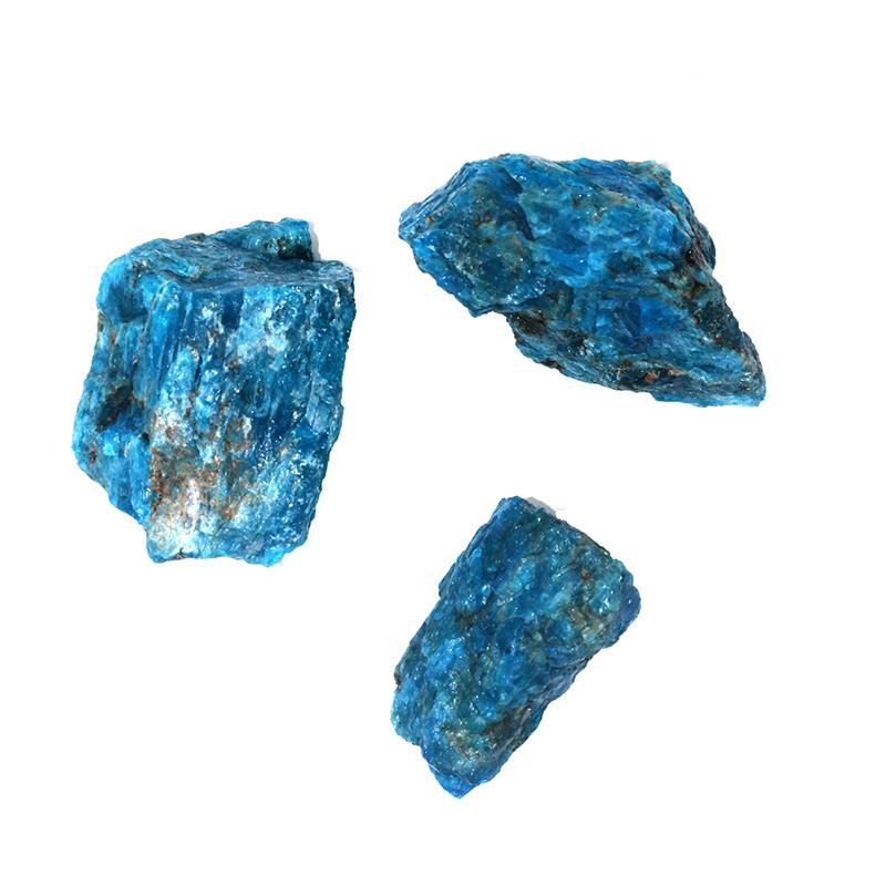 Collection Apatite Natural Blue Gemstone Mineral Specimens Rock Decorate Gift