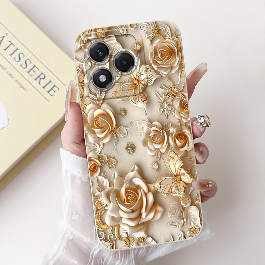 Flower Girly Fashion Phone Case For Huawei Honor 400 Lite ABR-NX1 Back Cover Butterfly Love Heart Honor400 Lite Bumper Fundas