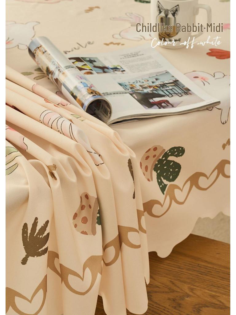 Waterproof & Oilproof Irregular Lace Tablecloth: Dustproof, Stain-Resistant Coffee Table Cover