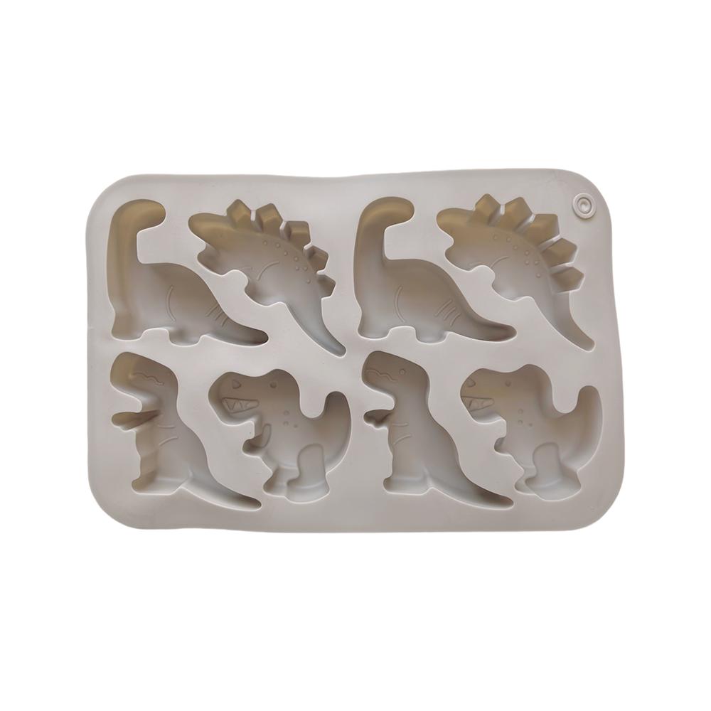 1pc 8-cavity Silicone Mold 3D Dinosaur Shaped Chocolate Candy, Pudding, Cookies, Mold Making, Cake Baking Utensils