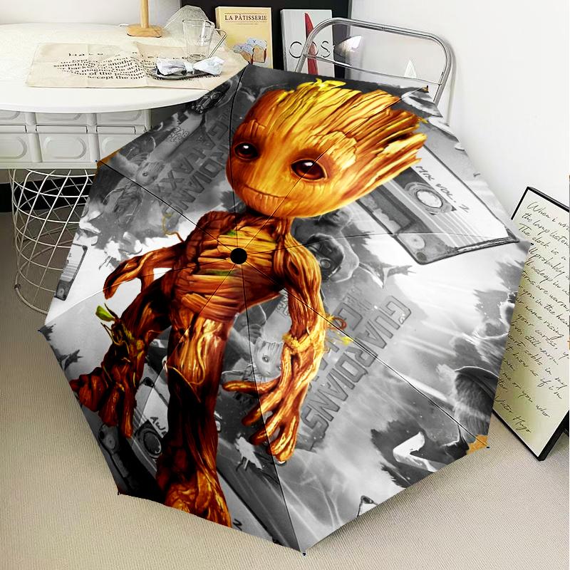 Tree Spirit's Electric Glow Umbrella Folding umbrella, automatic umbrella 8-Frame for Travel, camping Use Gift for Halloween Christmas