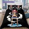 Cartoon Pattern Bedding Quilt Set Quilt Cover Pillowcase Home Decoration Birthday Gift (1 * duvet cover + 2 * pillowcase, without core)