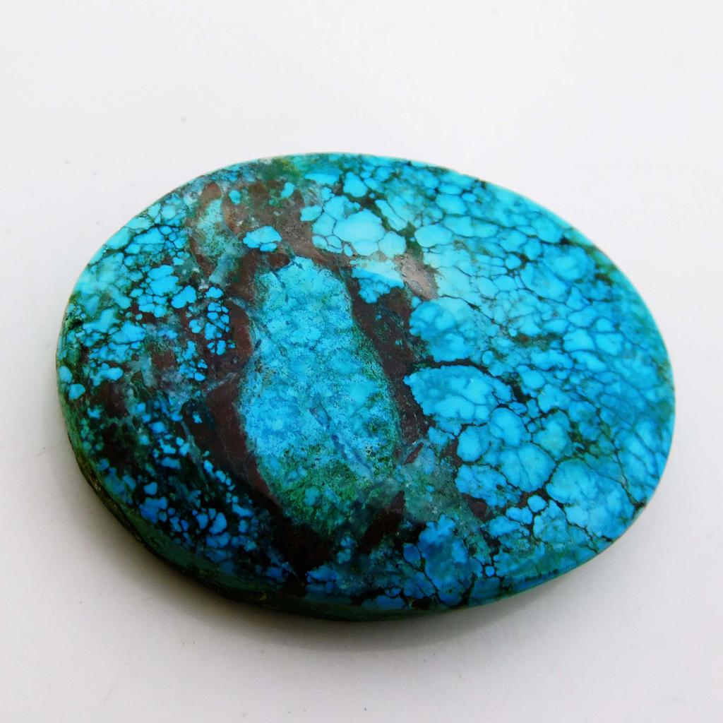 Oval Shape 65.65 Ct Natural Perfect Blue Turquoise Loose Gemstone CERTIFIED
