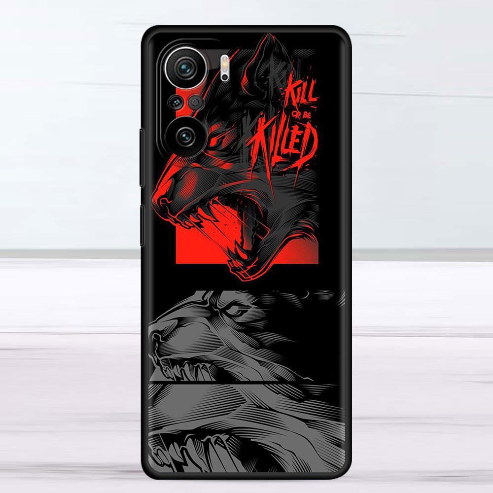 

Чехол для Xiaomi Redmi Note 11 9S 10 9 8 7 9A 9C 9i K40 8T 10C 9T K50 силиконовый чехол для телефона Лев Волк Redmi Note 10 5G