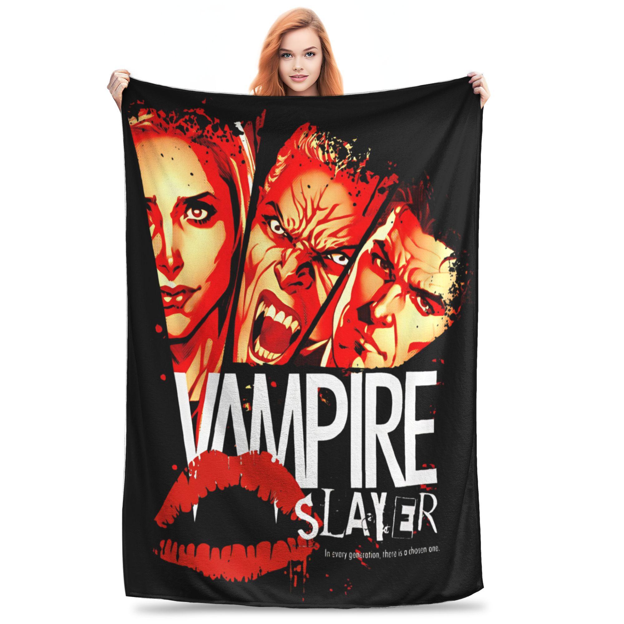 Cozy Vampire Slayer 37958016 Blanket Stuff Room Decorative Blanket Throw Soft Fleece for Couch 130x150cm