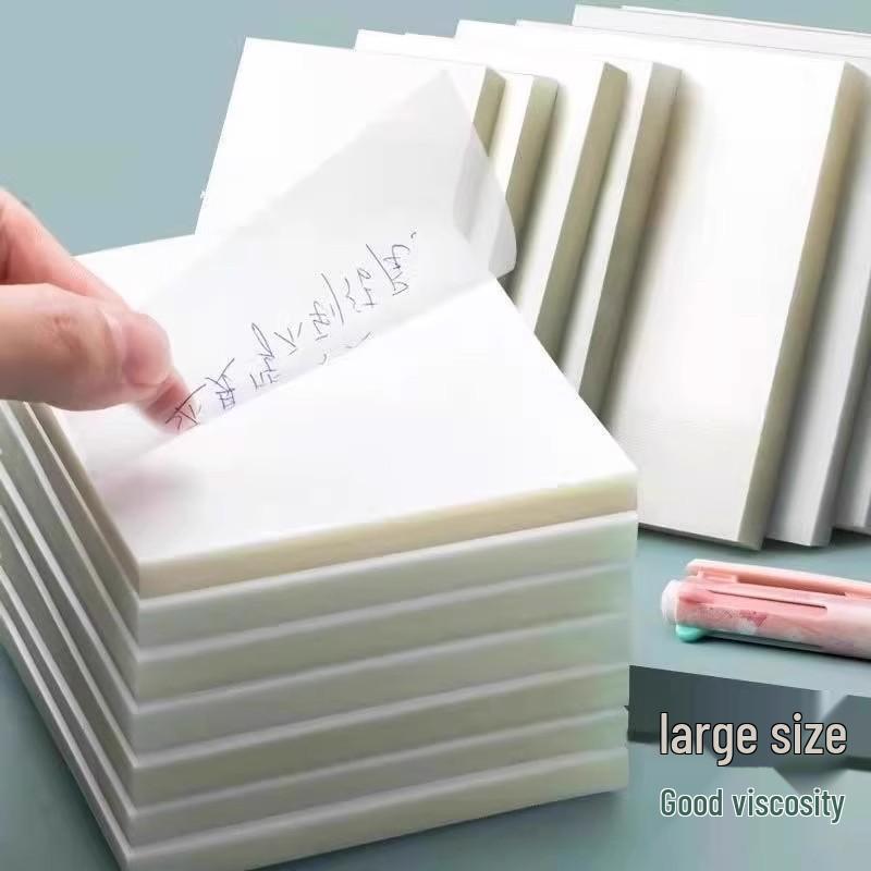 Japanese-Style Transparent Sticky Notes: Waterproof, Writable, Quick-Drying Memos for Students