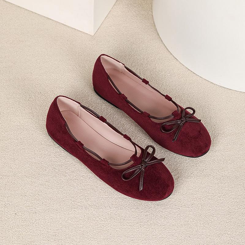 Women's Square Toe Ballet Flats Slip-On Dressy Shoes Business Casual Comfortable Foldable Work Loafers for Women Walking Flat Shoes Ballerina Flats