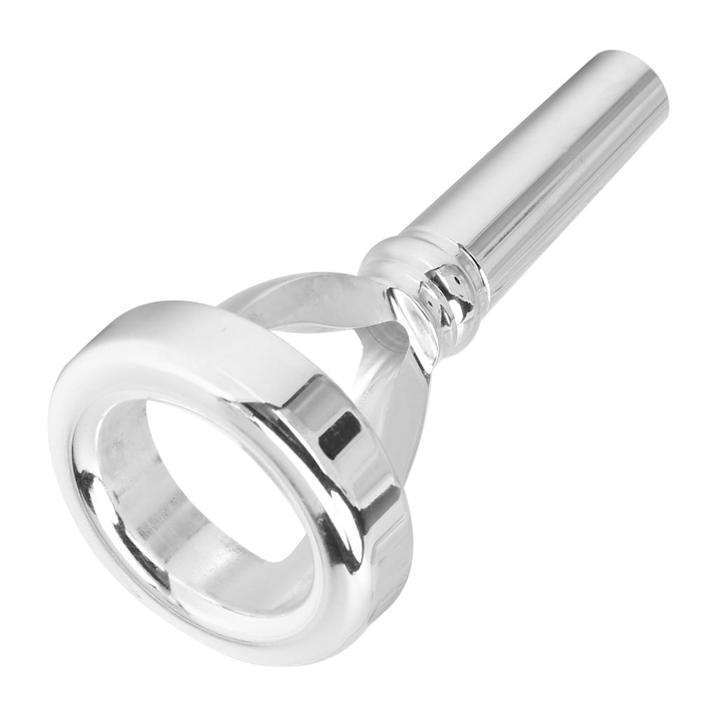 Tuba Mouthpiece Trainer Exercising Mouth Thick Silver Coating Musical Instrument Equipment