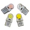 10X Auto T10 Led Cold White Blue Pink 194 W5W LED 168 COB Silica Car Super Bright Turn Side License Plate Light Lamp Bulb DC 12V