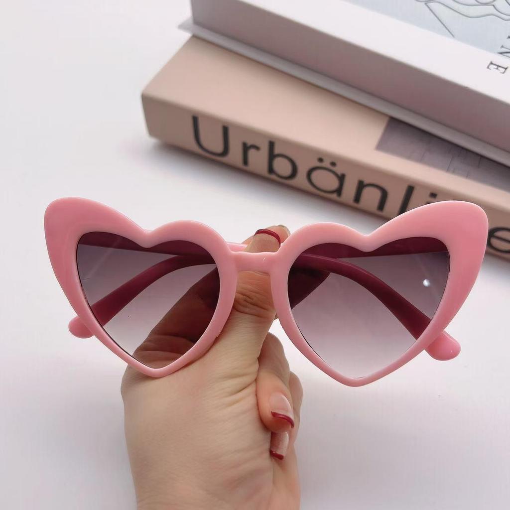 Cross-Border Love Heart Bridesmaid Sunglasses - Trendy Party Glasses for European & American Events