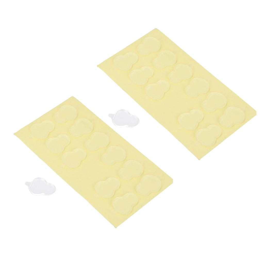 240 st Docka Klar Tejp 18x14x1,5mm Vattentät Avtagbar Klibbig Dubbelsidig Självhäftande Pad