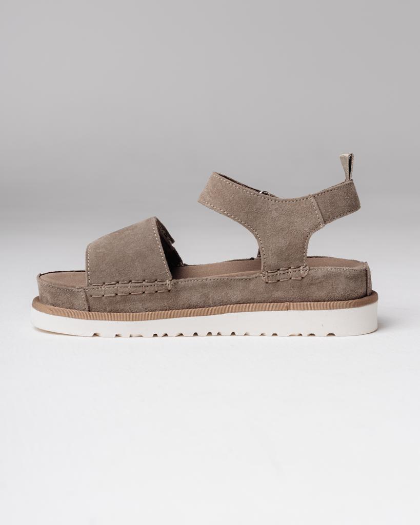 Prima d'Arte Platform Sandals 1580 36 Mink Suede