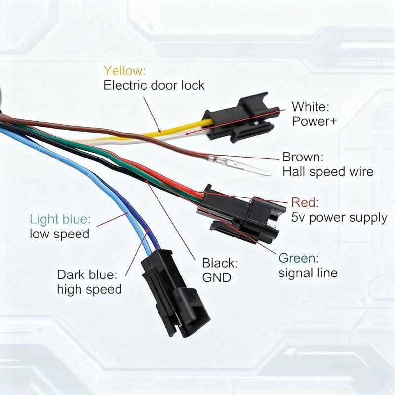 Digital Battery Meter Throttle Grip Electric Bike Handlebar Adjustable Speed Control for Most Model