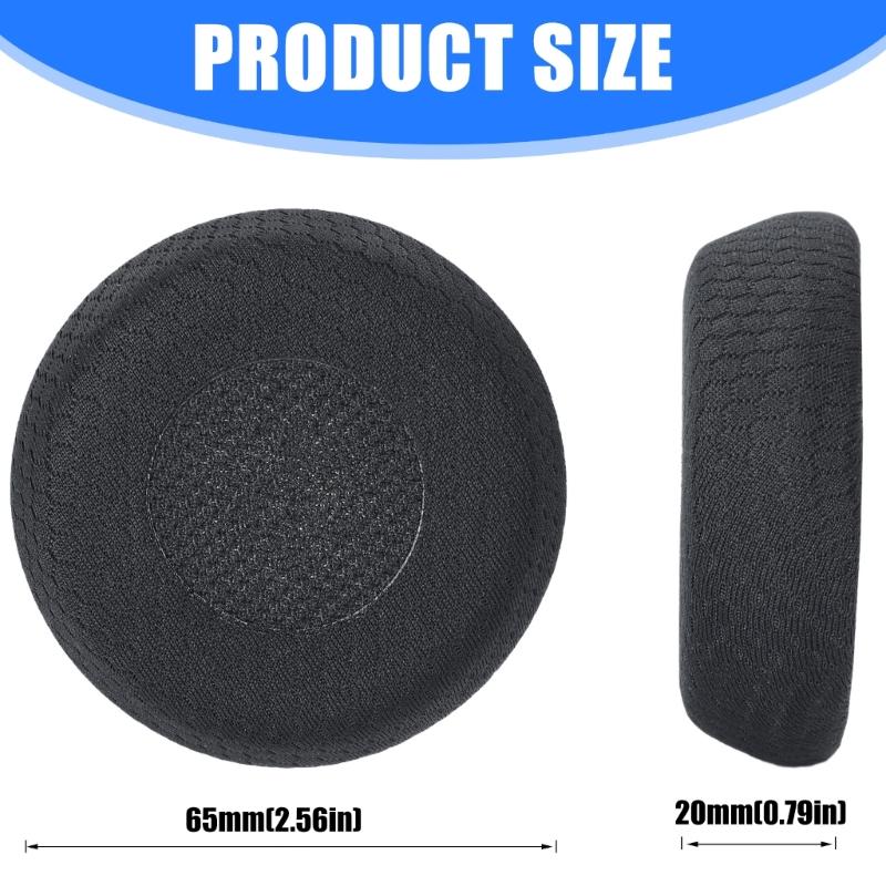 Replacement Memory Foam Earpads Ear Pad for Evolve 75 75+ /75 UC/75MS Headphones Ear Cushions Earmuffs Ear Cover