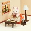 [Sylvanian]5379-Floral Cat Girl's Living Room Set