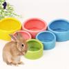 Ciotola in Ceramica per Animali Domestici Cibo Cincillà Coniglio Ciotola per Cibo Anti-ribaltamento Anti-morso