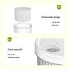 Sealed Fresh-Keeping Box Kitchen Refrigerator Storage Box Plastic Food Drain Storage Round Onion Ginger Garlic Storage Box