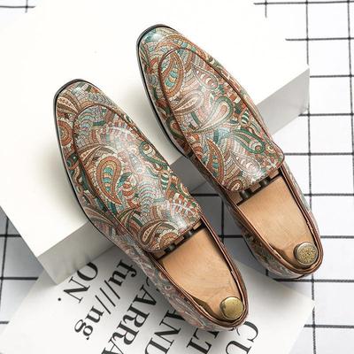 Men's Shoes Large Size Men's Loafers Fashion Driving Doudou Foot Cover Pointed Small Leather Shoes Foreign Trade Leather Shoes Men