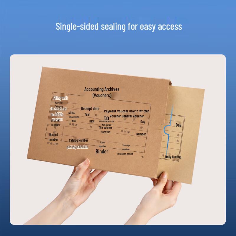 Deli A4 Voucher Binding Boxes (5-Pack)