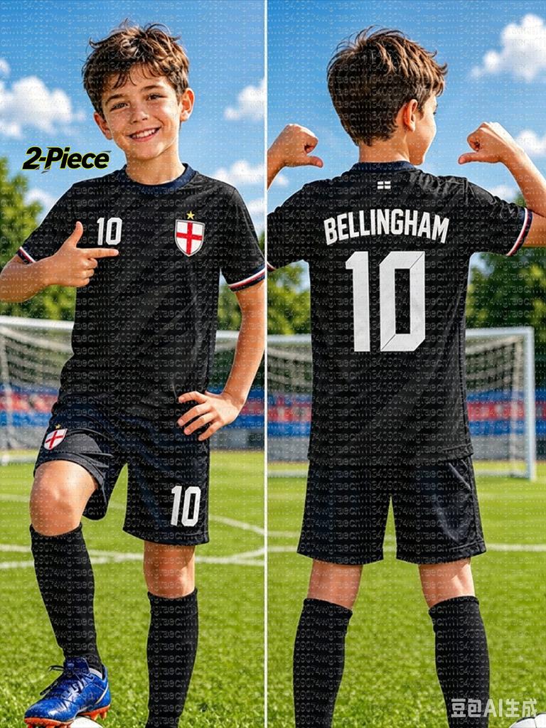2026 Speciální Bellingham #10 Fan Fotbalový Dres Tričko Šortky Set Dámský Pánský Anglie Fanoušci Košile a Šortky Letní Děti 2dílná sada
