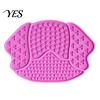 Anti-choke Pet Feeding Mat Slow Food with Strong Suction Cup, Puppy Head Design Grade Silicone Mat, Dog Eating Bowl Accessory for Prevent Choking