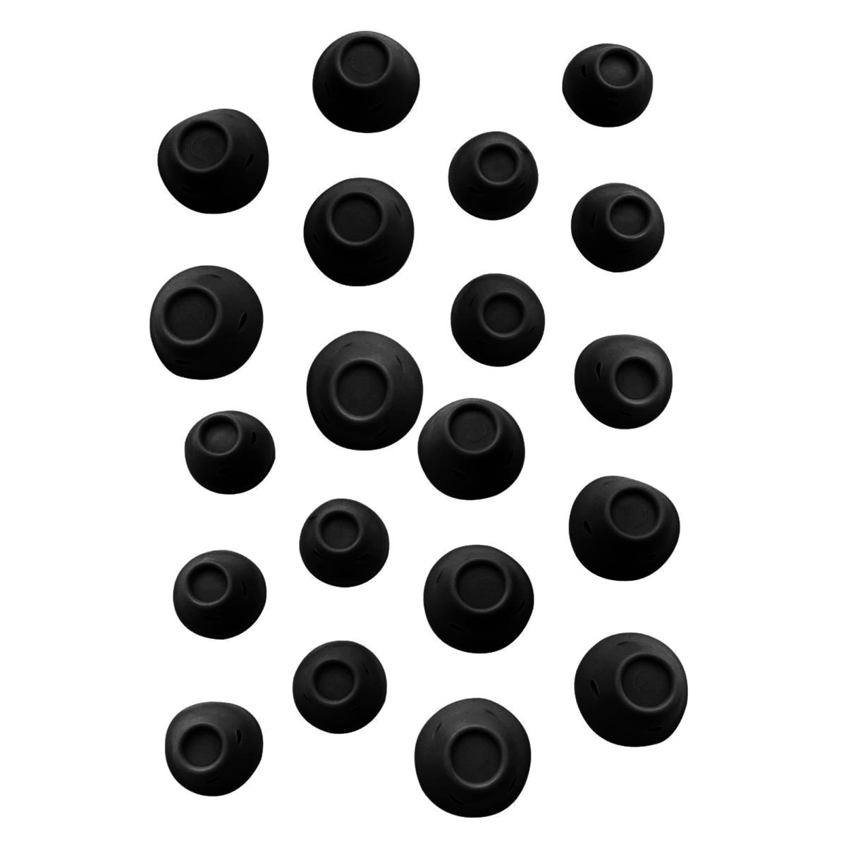 

20 шт. силиконовые бигуди для волос в форме гриба-колокола без нагрева для женщин, ночные бигуди для сна, ленивые девушки, влажные, сухие, короткие, длинные волосы, завивка, инструменты для укладки 20PCS чёрный