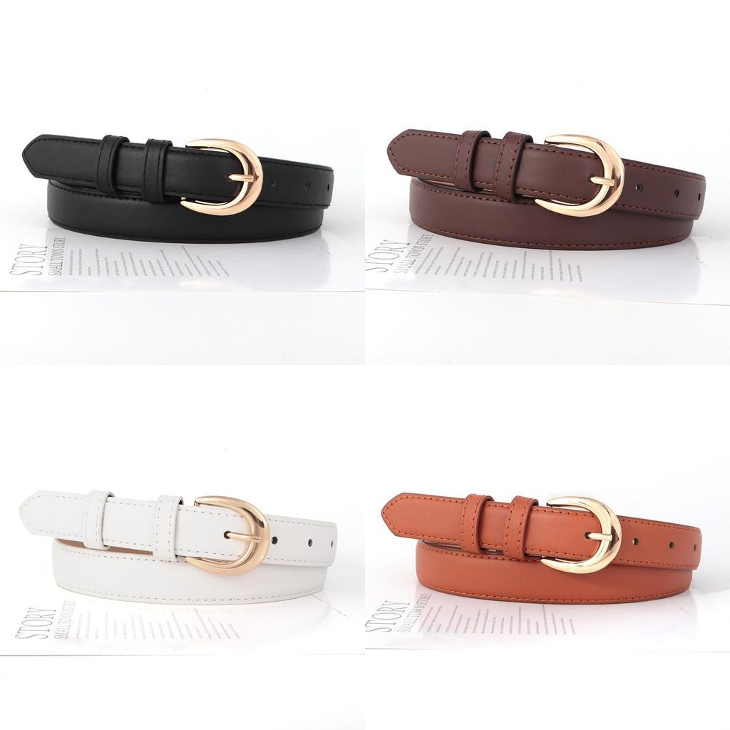Belt Womens Waist With Durable Pu Material And Metal Buckle For Everyday Style