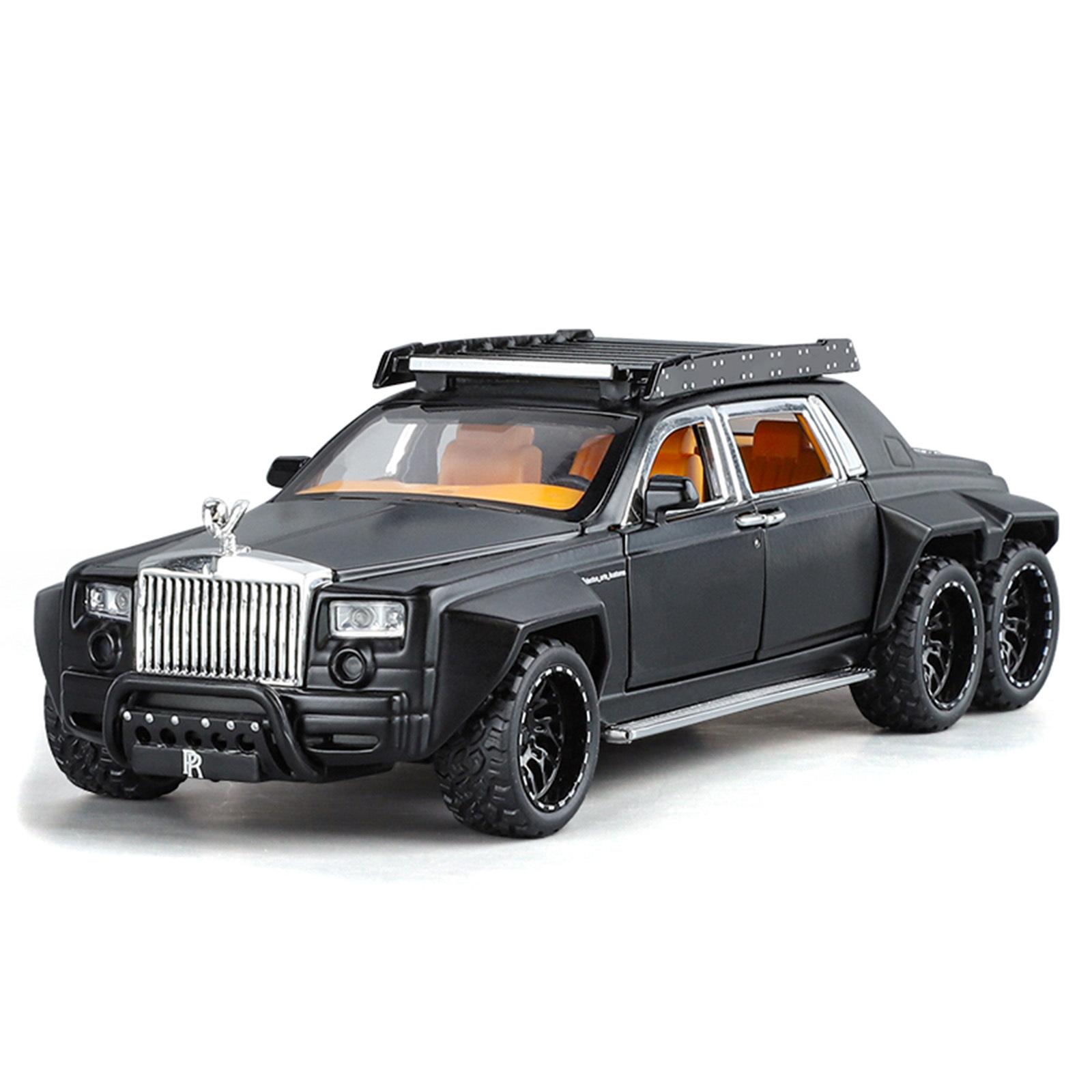 

Масштаб 1/32 Rolls Royce Phantom 6X6 Модифицированный Сплав Литой Металлический Модель Автомобиля Звук и Свет Коллекционные Хобби Праздничные Подарки для Парня белый