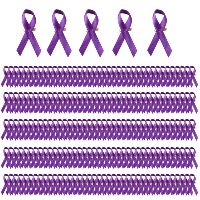 200 stycken Blandade Allmännyttiga Bandbroscher Välgörenhetsbandnålar Bandtextur för Deltagare i Samhällstjänst