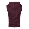 Gilet in Maglia con Cappuccio da Uomo Slim Fit - Pile Sottile, Edizione Autunno/Inverno