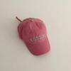 Korean Style Letter Embroidery Baseball Cap Cotton Children's Sunhat Boys Girls Baseball Hat  Kids