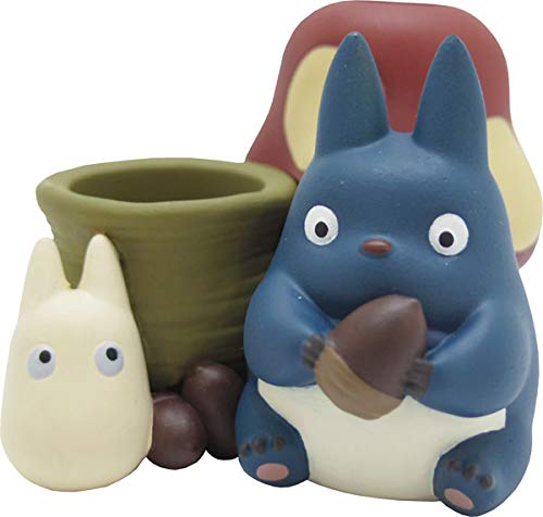 ENSKY Studio Ghibli IKT-03B My Neighbor Totoro Seal Holder, Medium Totoro, Small Totoro, Approx. 45 x 62 x 70mm, PVC