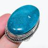 Natural Neon Blue Apatite Gemstone 925 Sterling Silver Jewelry Ring Size 8 AR-18106