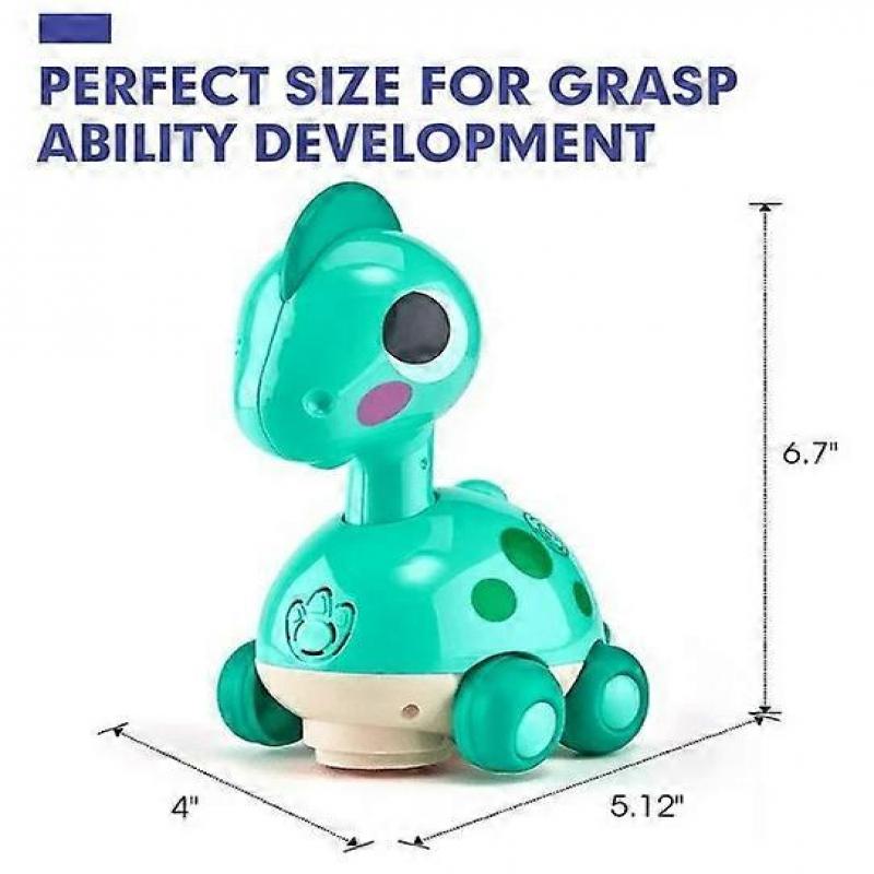 Babyspielzeug 6 bis 12 Monate und Go Musik Licht Dinosaurier Baby KrabbelspielzeugSpielzeug-Sets