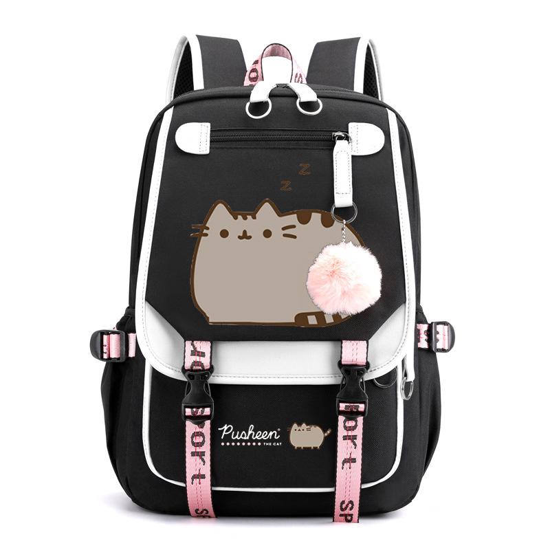 Cartoon Cute Printed School Bag Outdoor Travel Oxford Cloth Backpack