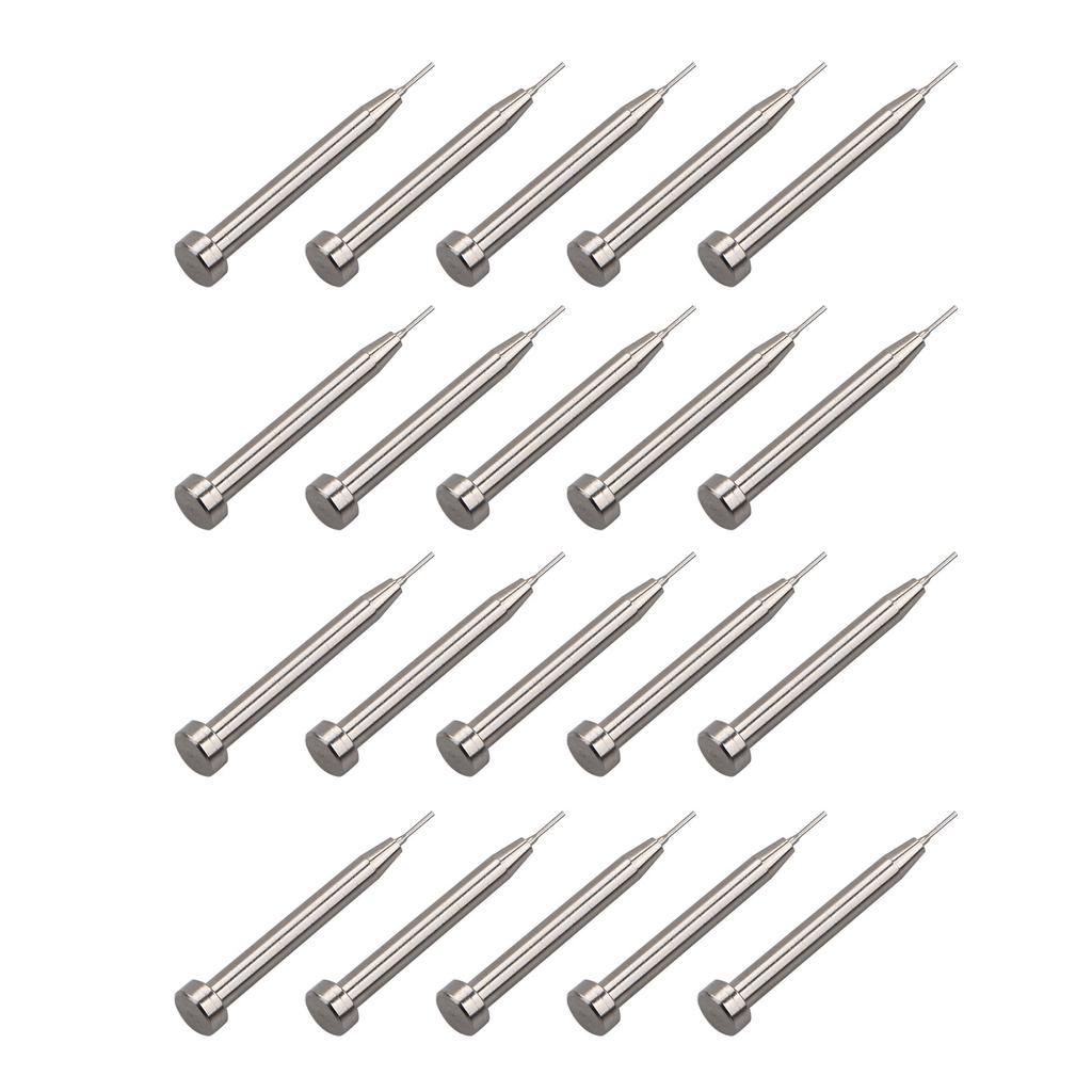 20 Stück/Los Edelstahl Uhrenarmband Gliedstift Entferner Werkzeug 0,8 mm Stanzstift Teile Für Uhrenarmband Einstellung Entfernung Werkzeuge