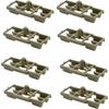8Pcs Gray Weatherstrips Clips for BMW X5 E53 Door Seal Clip Front Rear 51717006757 Engine Hood Mounting Plastic Fastening Gasket, OPFBA288