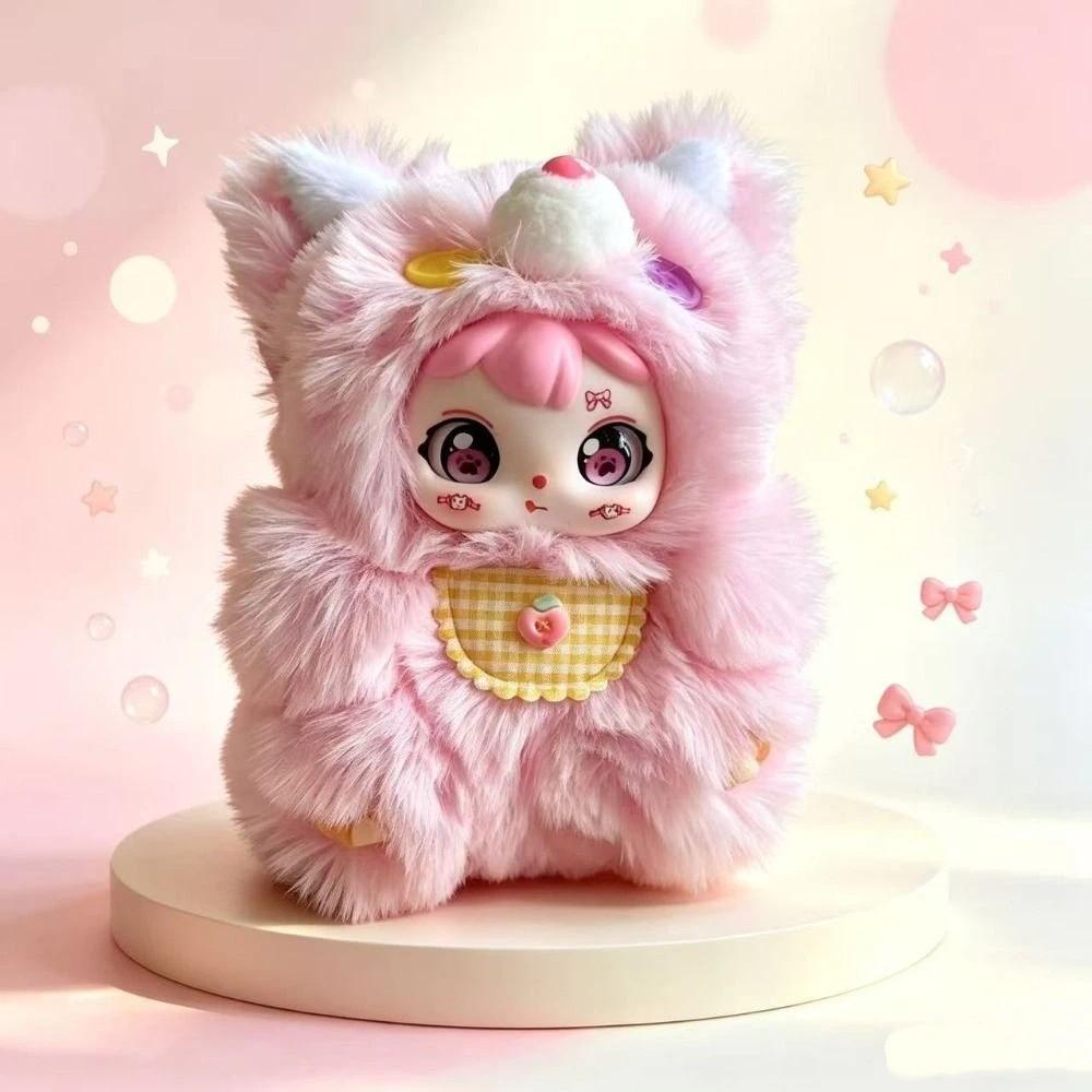 Hangings Decoration Vinyl Face Plush Toys Stuffed Animal Plush Forest Doll Bag Charm