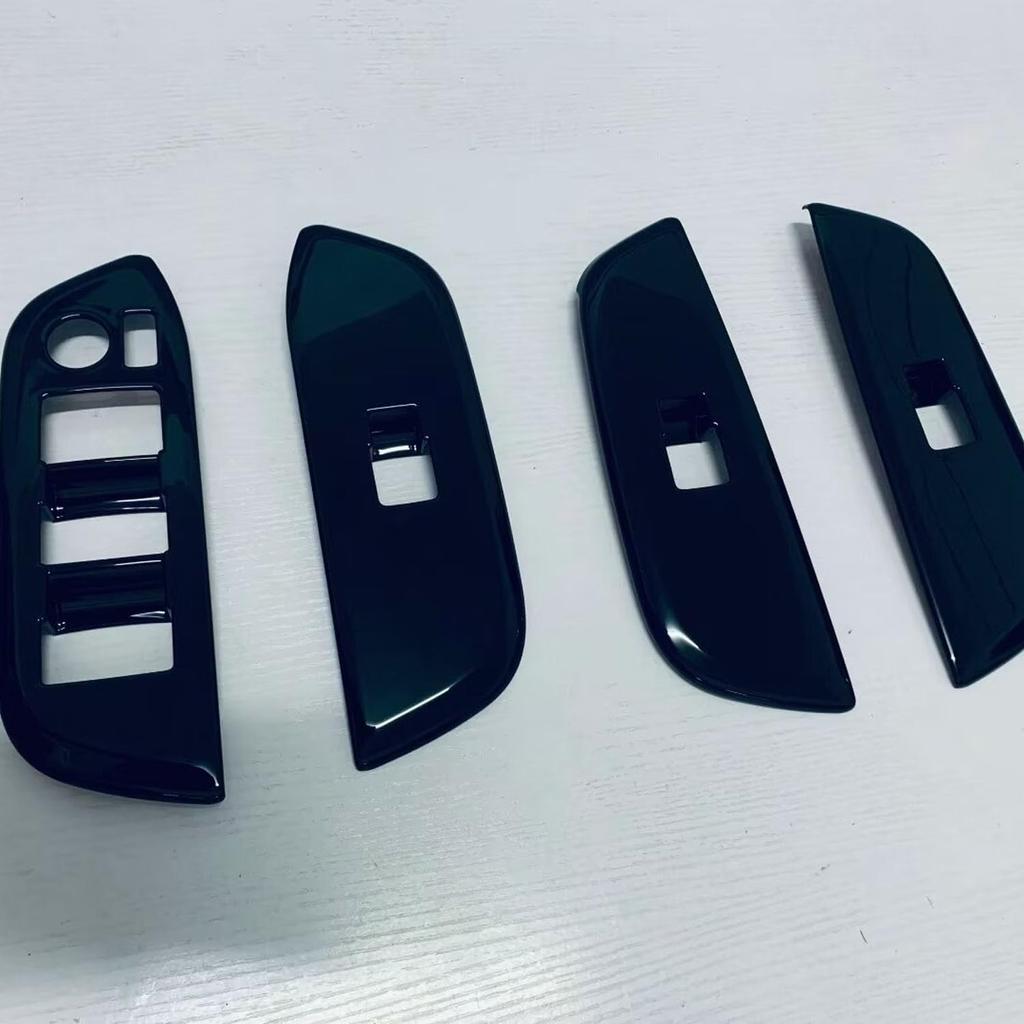 Hyorabyn Door Switch Cover Window Lift Button Frame for Toyota New Crown Crossover 35 Series TZSH35 AZSH35 Interior Scratch and Dirt Protection