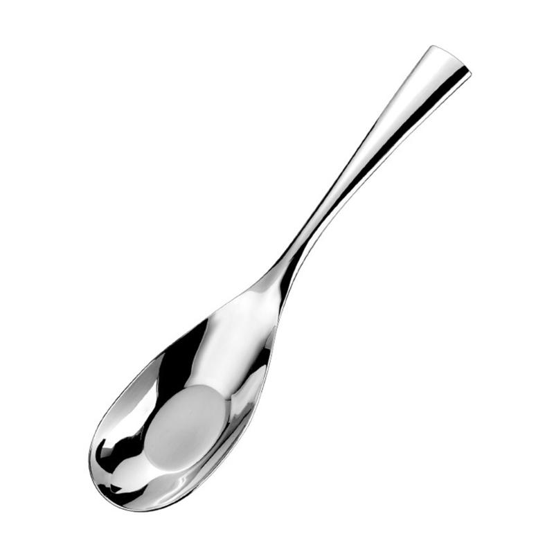 Elegant Mirror Polished Serving Spoon Practical 316L Stainless Steel Serving Spoon Perfect Thick Flatware for Dining 1