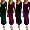 Robe Sexy pour Femme à Manches Longues moulante fourreau pour l'Automne Hiver